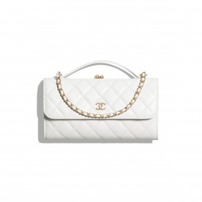 CHANEL FLAP PHONE HOLDER WITH CHAI AP2839 Y04059 10601 (12cm*22cm*5.5cm)